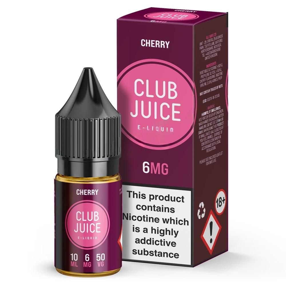 Club Juice 50/50 - Cherry 10ml | Lincolnshire Vapours