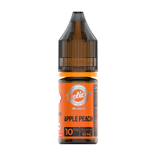 Deliciu - Apple Peach Nic Salt 10ml | Free UK Delivery | Lincolnshire Vapours