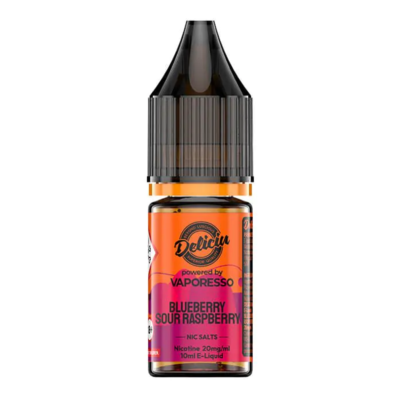 Deliciu V2 - Blueberry Sour Raspberry Nic Salt 10ml | Lincolnshire Vapours