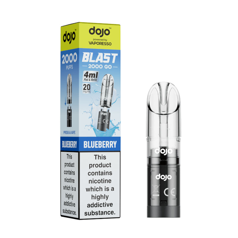 Vaporesso Dojo Blast 2000 Prefilled Transparent Pod & Refill | Lincolnshire Vapours