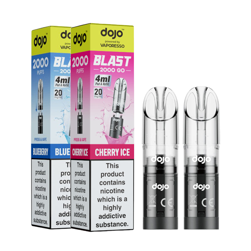 Vaporesso Dojo Blast 2000 Prefilled Transparent Pod & Refill | Lincolnshire Vapours