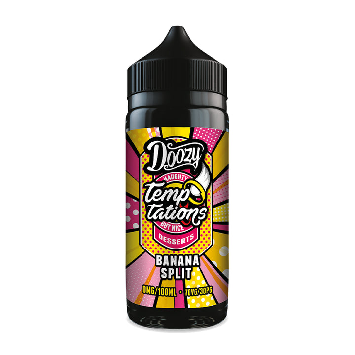Doozy Temptations - Banana Split 100ml Shortfill | Lincolnshire Vapours