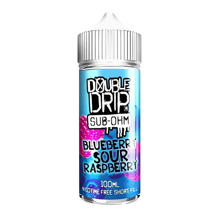 Double Drip - Blueberry Sour Raspberry 100ml Shortfill | Free UK Delivery | Lincolnshire Vapours