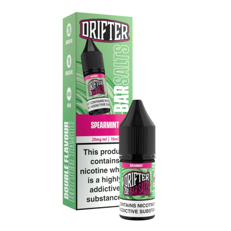 Drifter Bar Salts - Spearmint Nic Salt 10ml