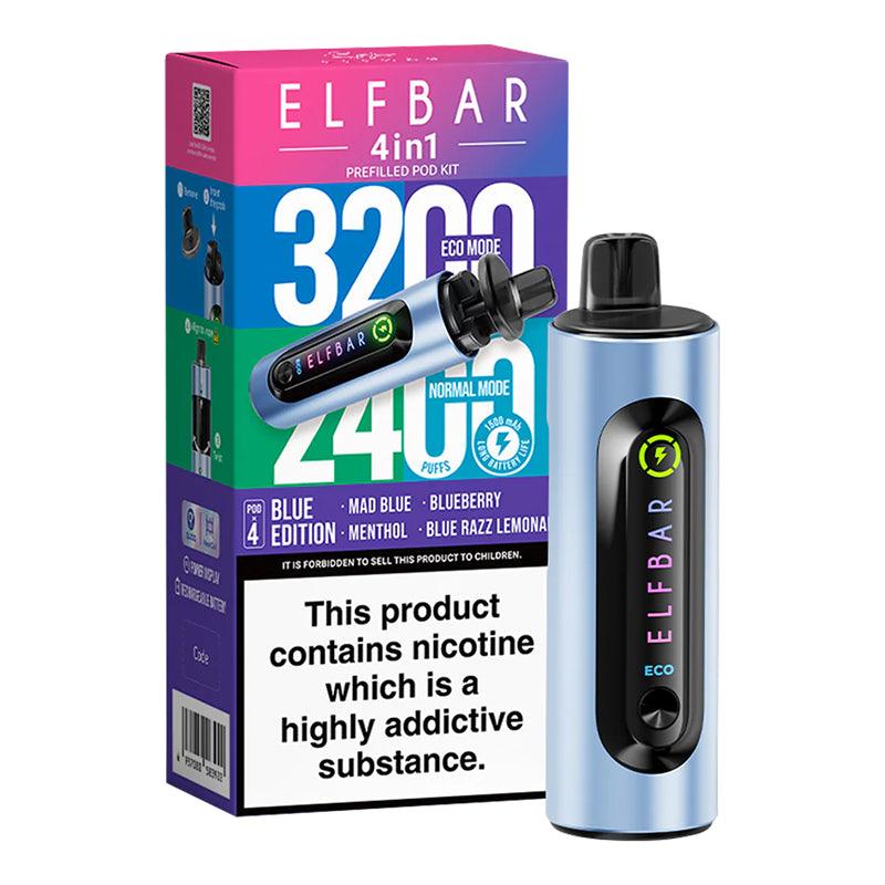 Elf Bar 4 in 1 Prefilled Pod Kit | Lincolnshire Vapours