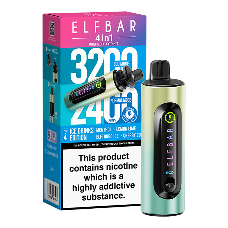 Elf Bar 4 in 1 Prefilled Pod Kit | Lincolnshire Vapours