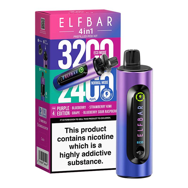 Elf Bar 4 in 1 Prefilled Pod Kit | Lincolnshire Vapours