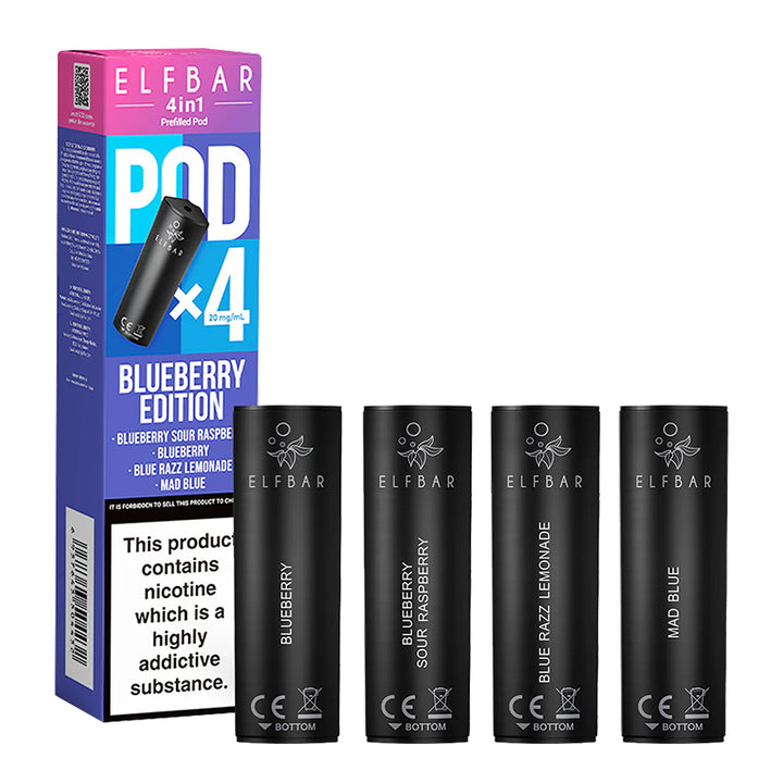 Elf Bar 4 in 1 Prefilled Pods (4 Pack) | Lincolnshire Vapours