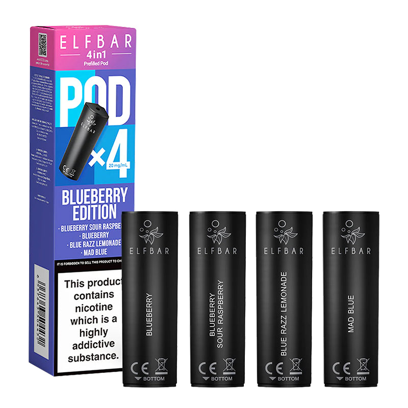 Elf Bar 4 in 1 Prefilled Pods (4 Pack) | Lincolnshire Vapours