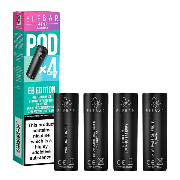 Elf Bar 4 in 1 - EB Edition Prefilled Pods (4 Pack)