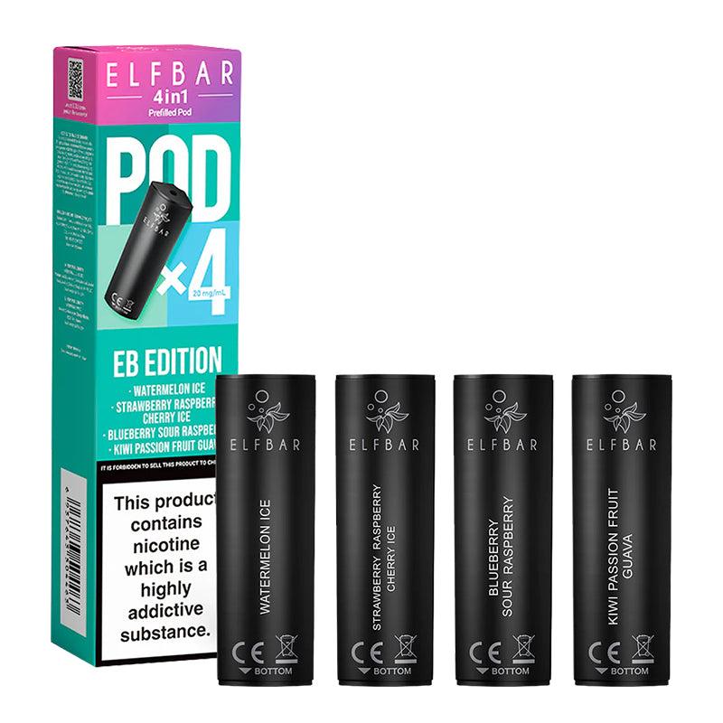 Elf Bar 4 in 1 Prefilled Pods (4 Pack) | Lincolnshire Vapours