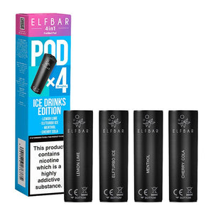 Elf Bar 4 in 1 Prefilled Pods (4 Pack) | Lincolnshire Vapours