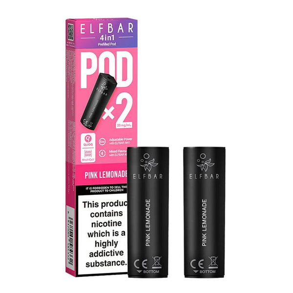 Elf Bar 4 in 1 - Pink Lemonade Prefilled Pods (2 Pack)