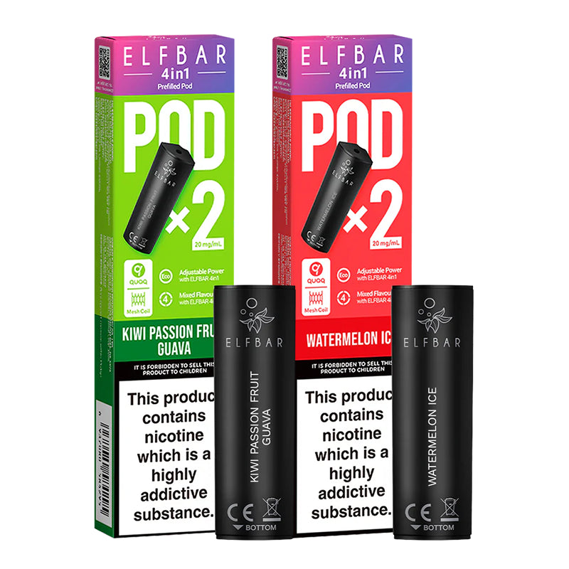 Elf Bar 4 in 1 Prefilled Pods (4 Pack) | Lincolnshire Vapours