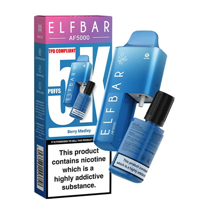 Elf Bar AF5000 - Berry Medley Disposable Vape | Free UK Delivery | Lincolnshire Vapours