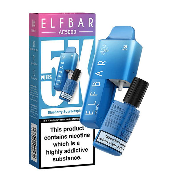Elf Bar AF5000 - Blueberry Sour Raspberry Disposable Vape