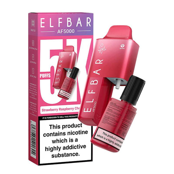 Elf Bar AF5000 - Strawberry Raspberry Cherry Ice Disposable Vape