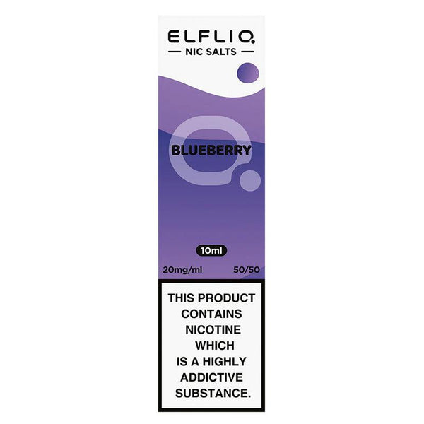 Elf Bar ElfLiq Salts - Blueberry 10ml | Free UK Delivery | Lincolnshire Vapours