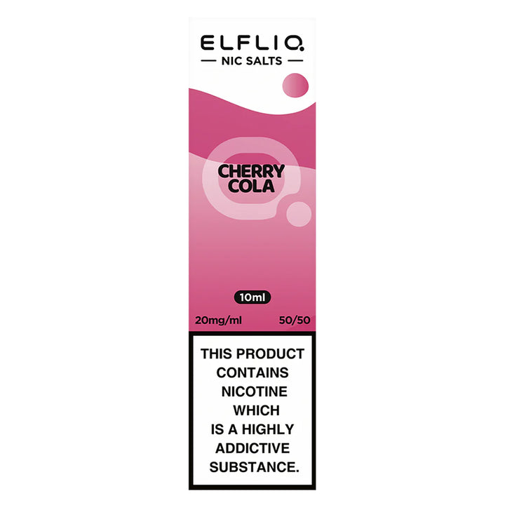 Elf Bar ElfLiq Salts - Cherry Cola 10ml | Free UK Delivery | Lincolnshire Vapours