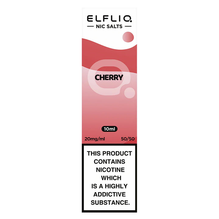 Elf Bar ElfLiq Salts - Cherry 10ml | Free UK Delivery | Lincolnshire Vapours