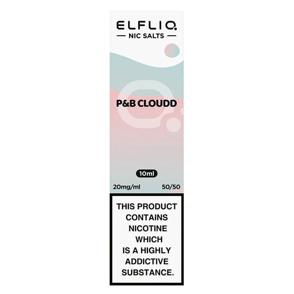 Elf Bar ElfLiq Salts - P & B Cloudd (Cotton Candy Ice) 10ml | Free UK Delivery | Lincolnshire Vapours