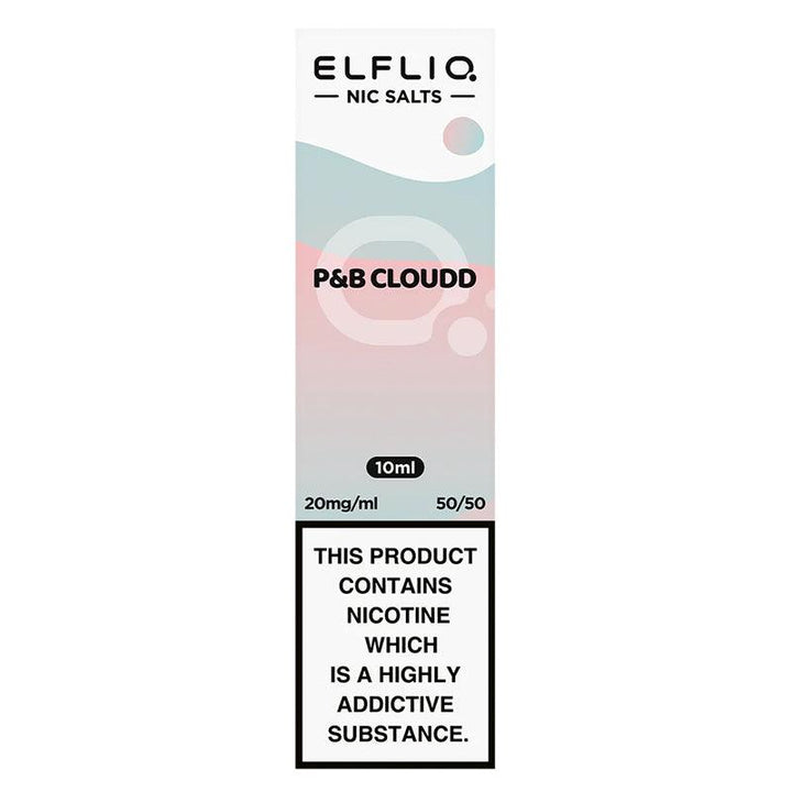 Elf Bar ElfLiq Salts - P & B Cloudd (Cotton Candy Ice) 10ml | Free UK Delivery | Lincolnshire Vapours