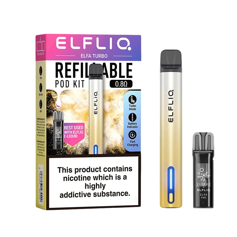Elfliq Elfa Turbo Pod Kit | Lincolnshire Vapours