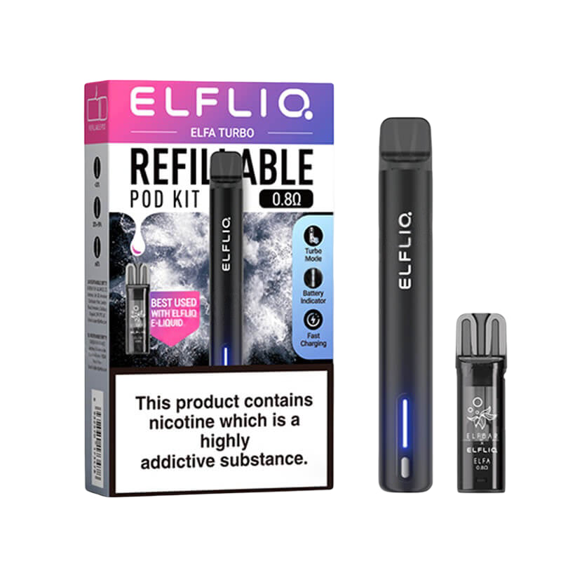 Elfliq Elfa Turbo Pod Kit | Lincolnshire Vapours