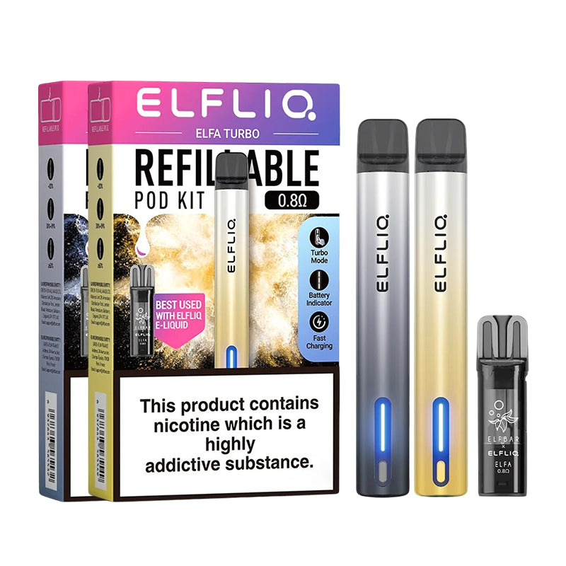 Elfliq Elfa Turbo Pod Kit | Lincolnshire Vapours