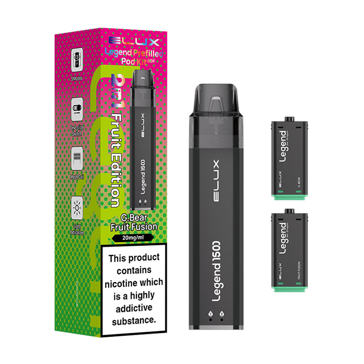 Elux Legend 1500 2-in-1 Prefilled Pod Kit | Lincolnshire Vapours