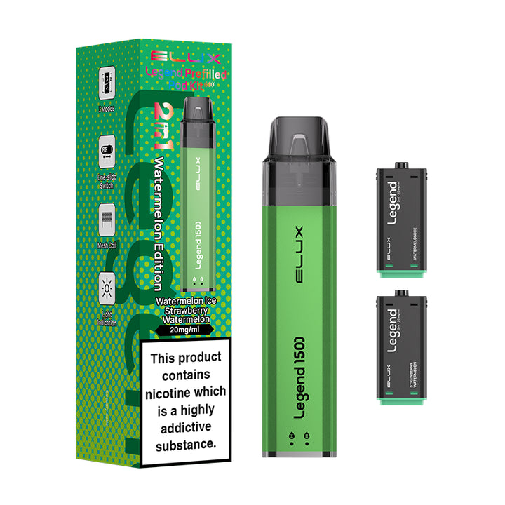 Elux Legend 1500 2-in-1 Prefilled Pod Kit | Lincolnshire Vapours