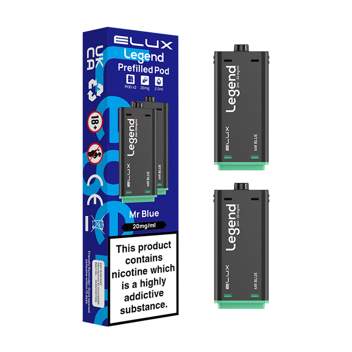 Elux Legend 1500 2-in-1 Prefilled Pods | Lincolnshire Vapours