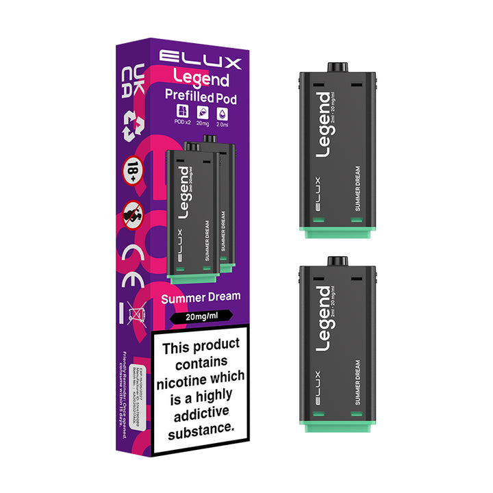 Elux Legend 1500 2-in-1 Prefilled Pods | Lincolnshire Vapours