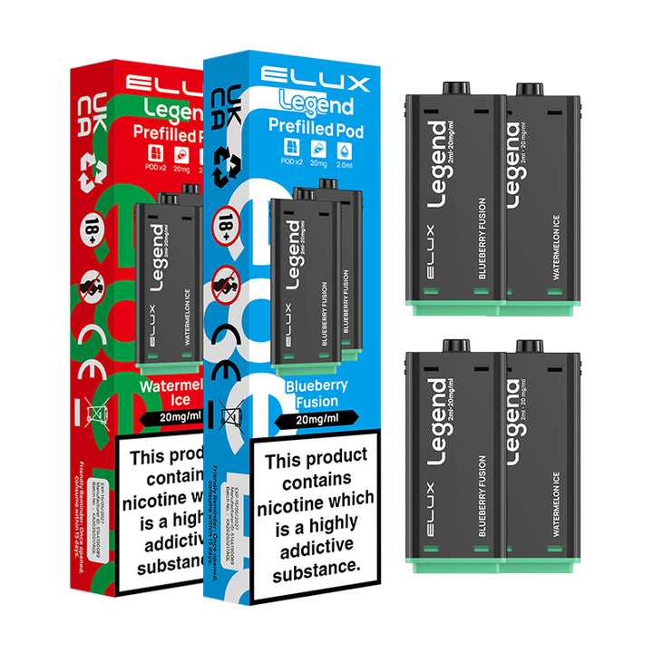 Elux Legend 1500 2-in-1 Prefilled Pods | Lincolnshire Vapours