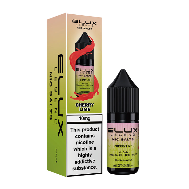 Elux Legend Nic Salts - Cherry Lime 10ml | Lincolnshire Vapours