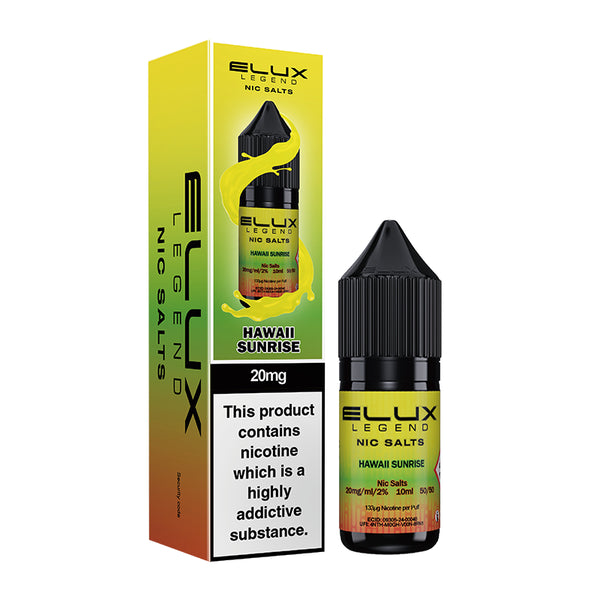 Elux Legend Nic Salts - Hawaii Sunrise 10ml