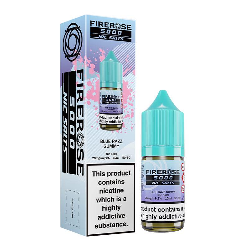 Firerose 5000 - Blue Razz Gummy Nic Salt 10ml | Lincolnshire Vapours