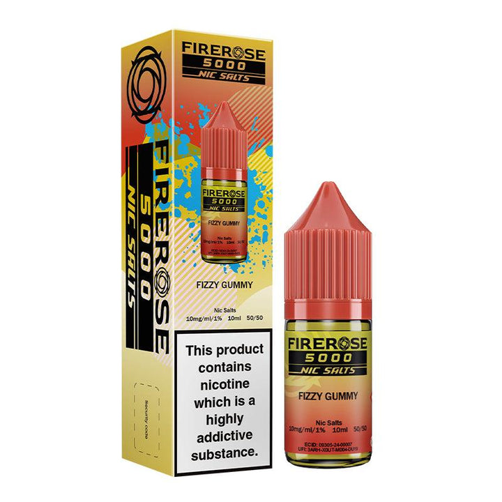 Firerose 5000 - Fizzy Gummy Nic Salt 10ml | Free UK Delivery | Lincolnshire Vapours