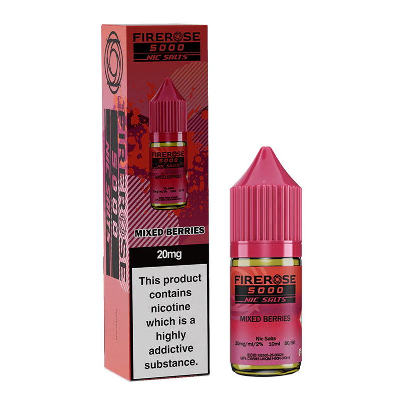 Firerose 5000 - Mixed Berries Nic Salt 10ml | Lincolnshire Vapours