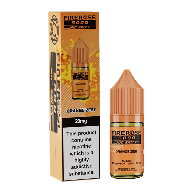Firerose 5000 - Orange Zest Nic Salt 10ml | Lincolnshire Vapours