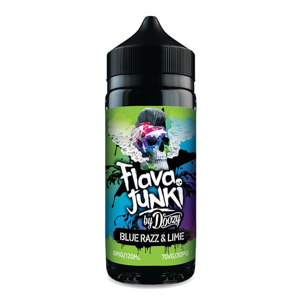 Flava Junki - Blue Razz Lime 100ml Shortfill | Free UK Delivery | Lincolnshire Vapours