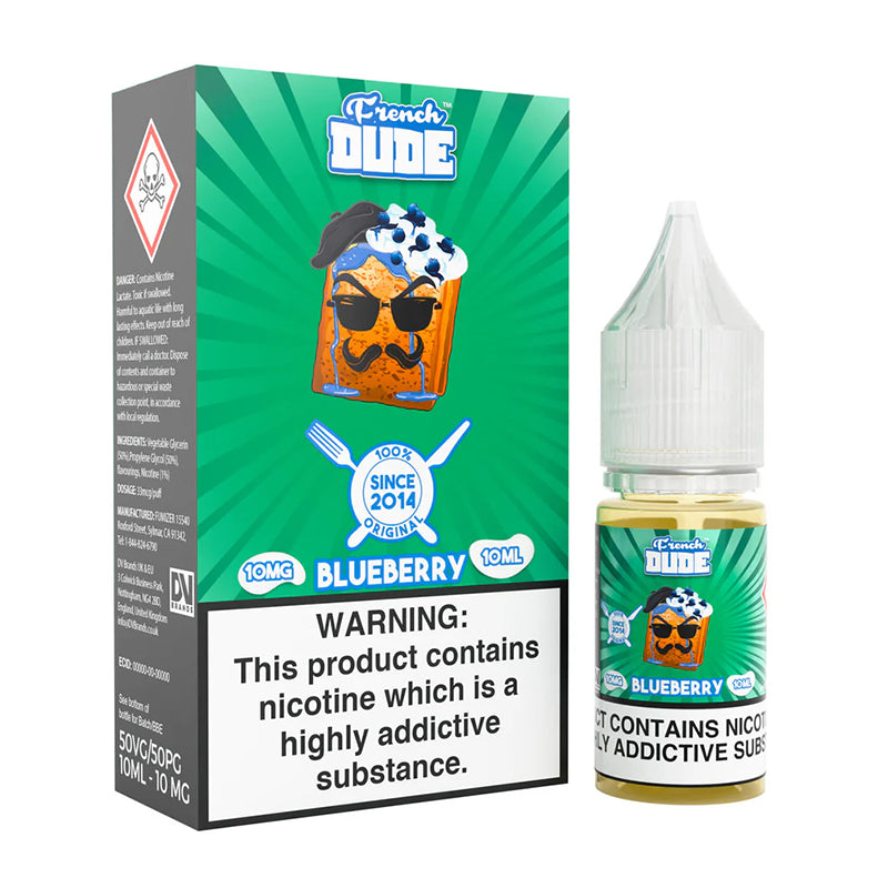 French Dude - Blueberry Nic Salt 10ml
