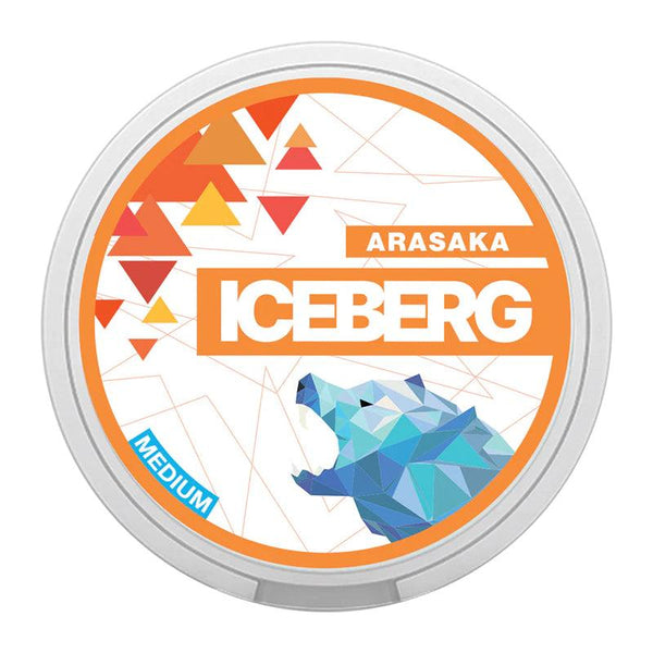 Iceberg Nicotine Pouches - 20 Pouches - 20mg - Arasaka | Free UK Delivery | Lincolnshire Vapours