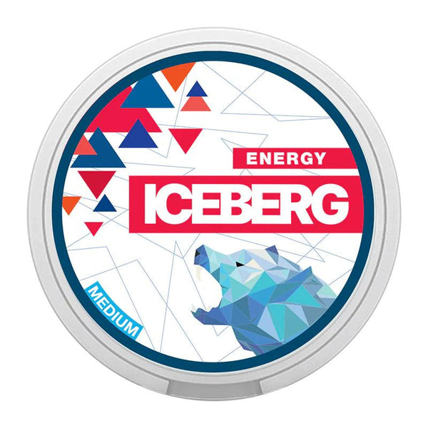 Iceberg Nicotine Pouches - 20 Pouches - 20mg - Energy | Free UK Delivery | Lincolnshire Vapours