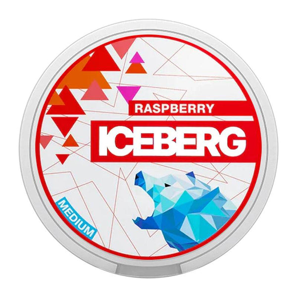 Iceberg Nicotine Pouches - 20 Pouches - 20mg - Raspberry | Free UK Delivery | Lincolnshire Vapours