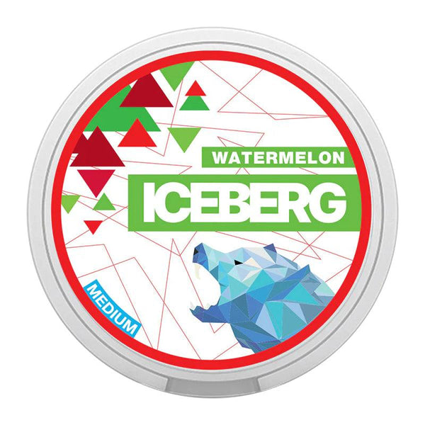 Iceberg Nicotine Pouches - 20 Pouches - 20mg - Watermelon | Free UK Delivery | Lincolnshire Vapours