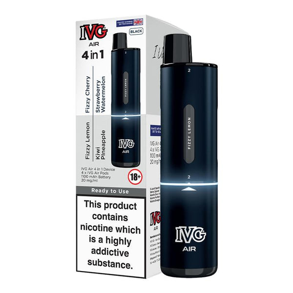 IVG Air 4 in 1 - Black Edition Starter Kit | Free UK Delivery | Lincolnshire Vapours