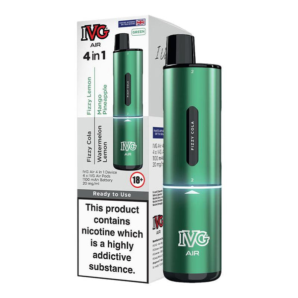 IVG Air 4 in 1 - Green Edition Starter Kit | Free UK Delivery | Lincolnshire Vapours