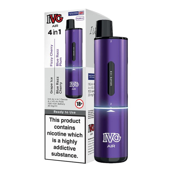 IVG Air 4 in 1 - Purple Edition Starter Kit | Free UK Delivery | Lincolnshire Vapours