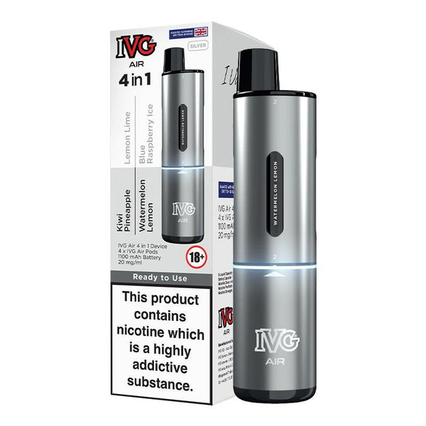 IVG Air 4 in 1 - Silver Edition Starter Kit | Free UK Delivery | Lincolnshire Vapours